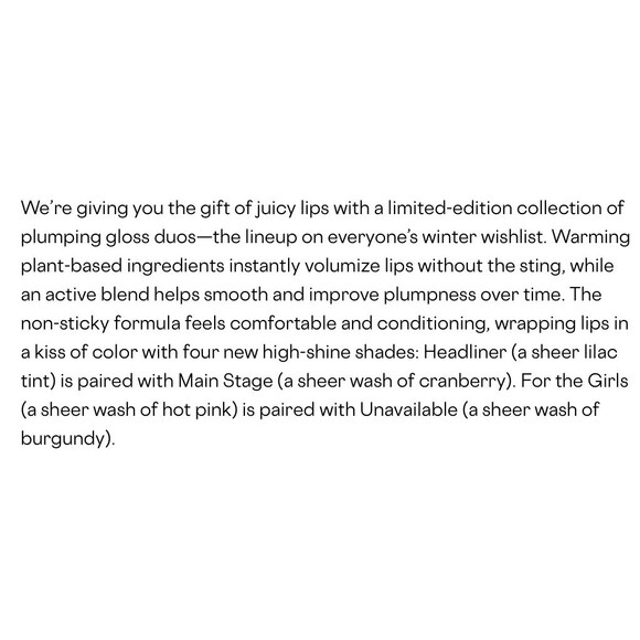 PATRICK TA Major Volume Plumping Gloss Duo Headliner, Main Stage LIMITED EDITION - Picture 6 of 7